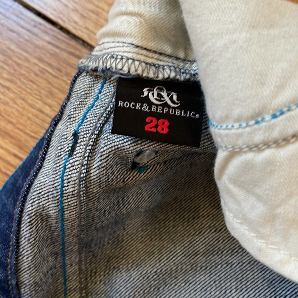 Rock & Republic Jeans size:28 low rise bootcut - Picture 4 of 7
